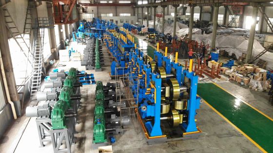 0.86.0mm Molino y equipo de moldeo de tubos de acero galvanizado en caliente para la producción de tubos GI, tubos de cercas, tubos de invernadero y tubos estructurales
