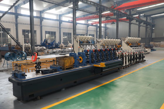 Línea de estado sólido redonda de la tubería de acero 0.4-1.5m m 100kW de la máquina φ10-26mm del molino de tubo de la soldadura de ZY20 HF