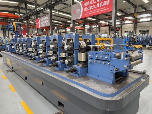 Rollo del metal que forma las máquinas, soldadora del tubo para el transporte del gas