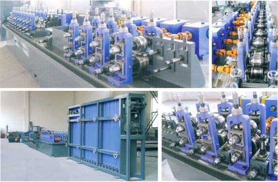 Equipo de formación de rollos de perfil abierto de acero para la producción de tubos industriales y perfiles estructurales