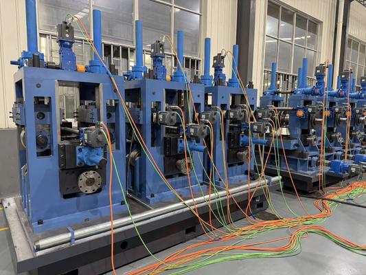 Línea de estado sólido redonda de la tubería de acero 0.4-1.5m m 100kW de la máquina φ10-26mm del molino de tubo de la soldadura de ZY20 HF
