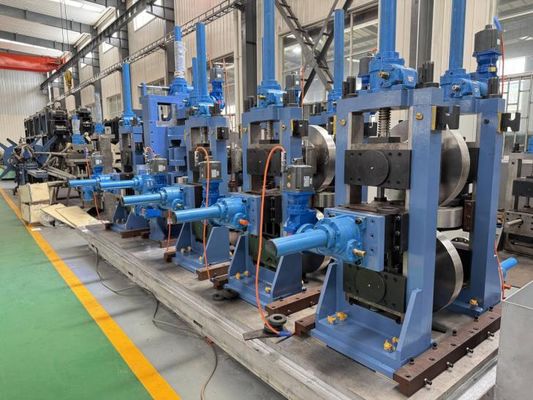 Línea de estado sólido redonda de la tubería de acero 0.4-1.5m m 100kW de la máquina φ10-26mm del molino de tubo de la soldadura de ZY20 HF