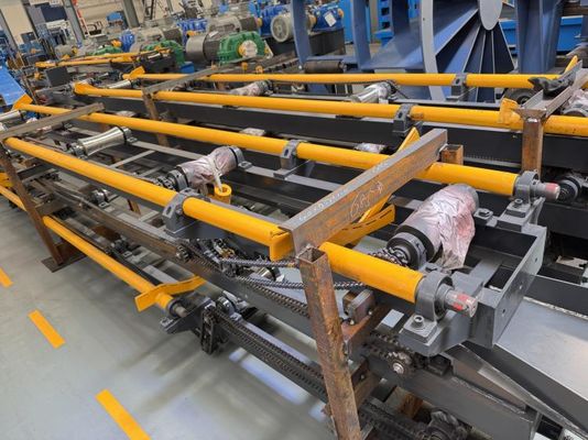 Máquina de fabricación de tubos de acero ASTM A53 con desenrollador de trabajo pesado para acero laminado en caliente de 2,0 mm·6,0 mm
