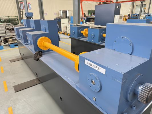 Máquina de fabricación de tubos de acero ASTM A53 con desenrollador de trabajo pesado para acero laminado en caliente de 2,0 mm·6,0 mm