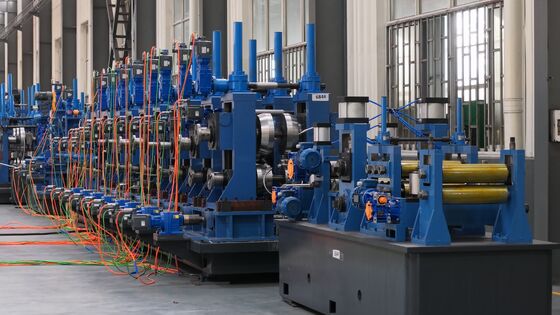 Tubería de acero estándar del EN que hace la máquina, equipo de soldadura del tubo