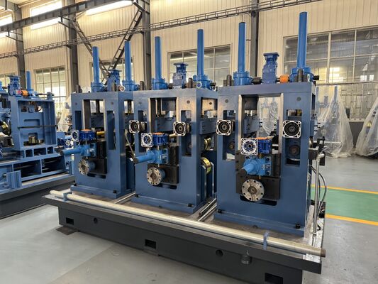 Molino de tubos soldados industriales de tamaño personalizable para producción de tubos redondos, cuadrados y rectangulares