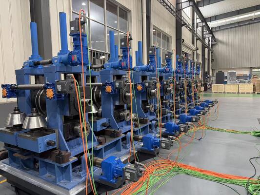 Máquina de moldear tubos EMT y molinos de tubos rectangulares de acero para la producción de conductos eléctricos y tubos estructurales